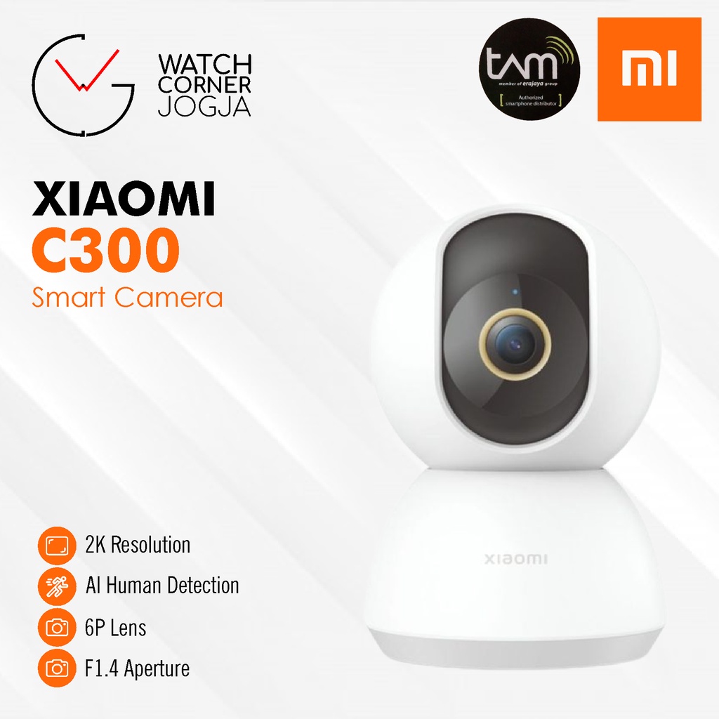 XIAOMI Smart Kamera C100 3MP - Farb-Nachtsicht, Zwei-Wege-Audio | Wi-Fi 6, Physische Objektivabdeckung