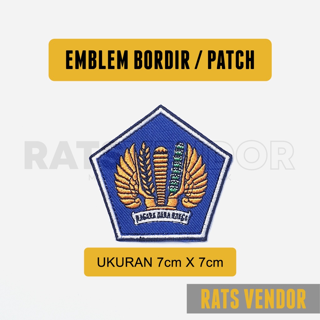 Jual Emblem Bordir / Patch Logo Kementerian Keuangan Kemenkeu | Shopee ...