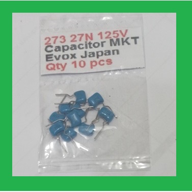 Jual Qty 10 pcs 273 27N 125V Capacitor MKT Evox Japan | Shopee Indonesia