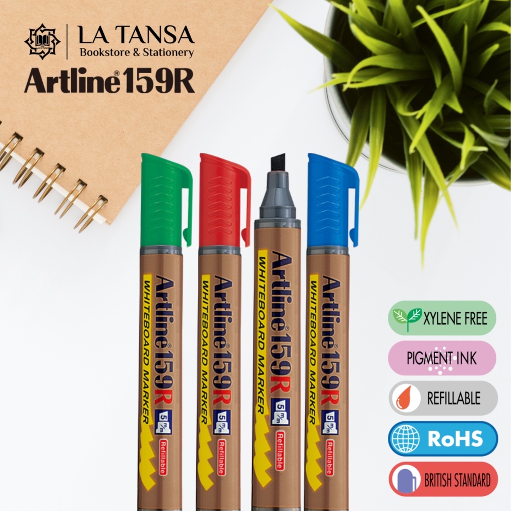 Jual ARTLINE CALLIGRAPHY 159R WHITEBOARD MARKER EK159R Shopee Indonesia