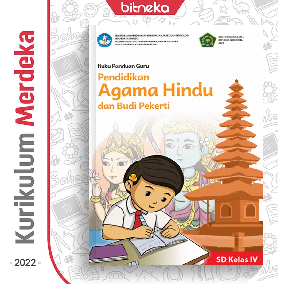 Jual Buku Panduan Guru Pendidikan Agama Hindu SD Kelas 4 K-Merdeka ...