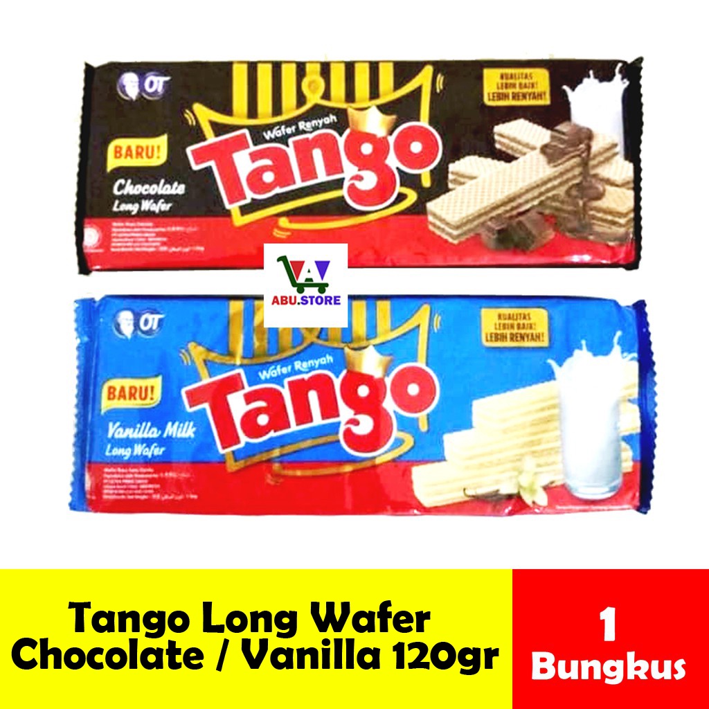 Jual Tango Long Wafer rasa Chocolate / Vanilla Milk | Shopee Indonesia