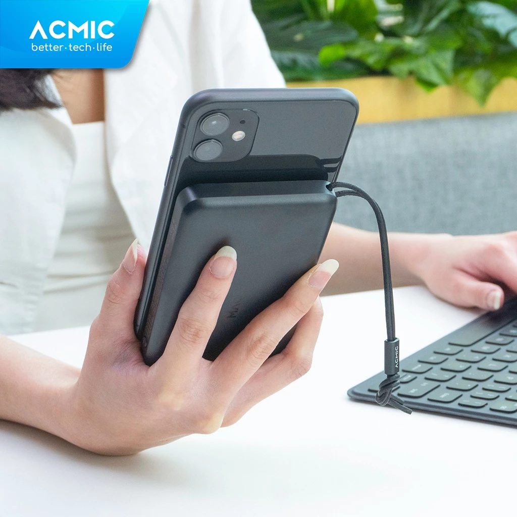 ACMIC MAGBANK 10000mAh Powerbank Magsafe Wireless 22.5W Fast Charging for iPhone