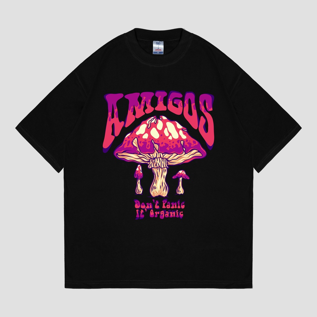 Jual Lessegos Tshirt Oversize Hitam Dont Panic | Shopee Indonesia
