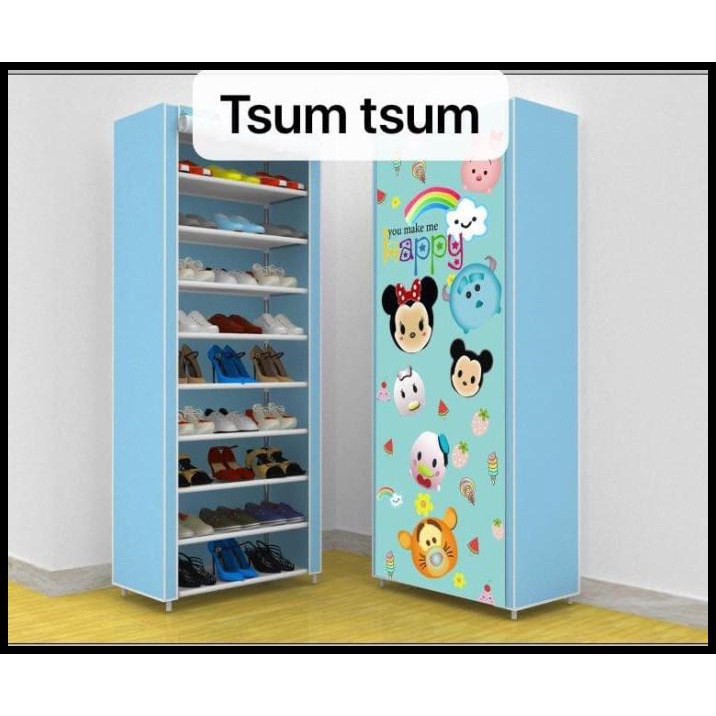 Jual Rak Sepatu With Cover Karakter 10Susun (2Kg)-Rs10Chp (Tsumtsum ...