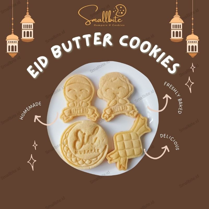 Jual Biskuit Lebaran Karakter 2023/ Eid Butter Cookies 250gr/ Kue