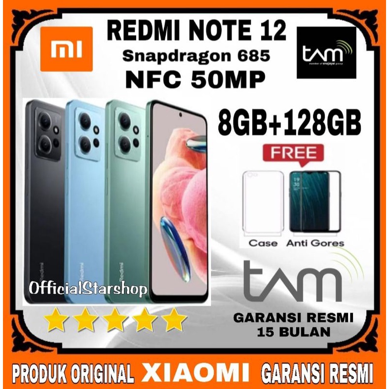 Jual Xiaomi Redmi Note 12 8/128GB & 6/128Gb Garansi Resmi Xiaomi ...