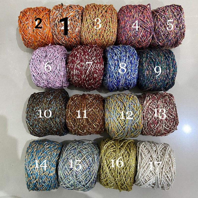 Jual Benang Rajut Poly Rami Sparkle (PRS) | Shopee Indonesia