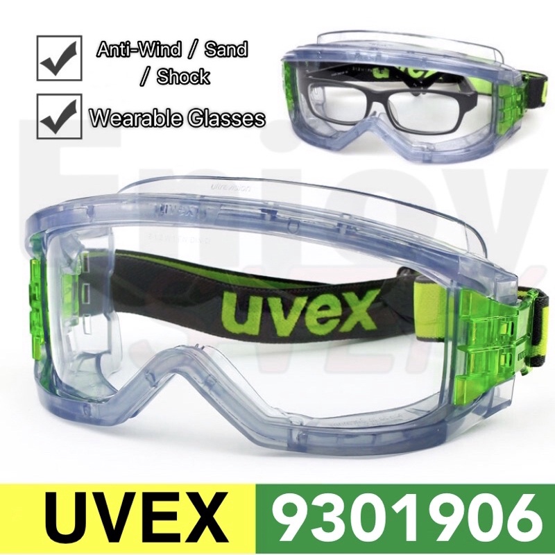 Jual UVEX ultravision 9301906 Antifog coating safety Goggles Shopee