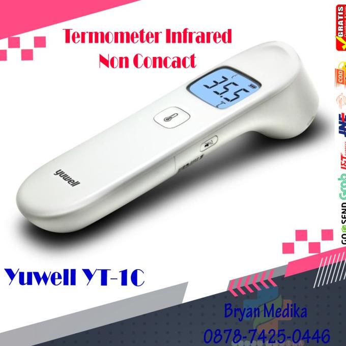 Jual termometer yuwell yt 1c / thermometer infrared non contact