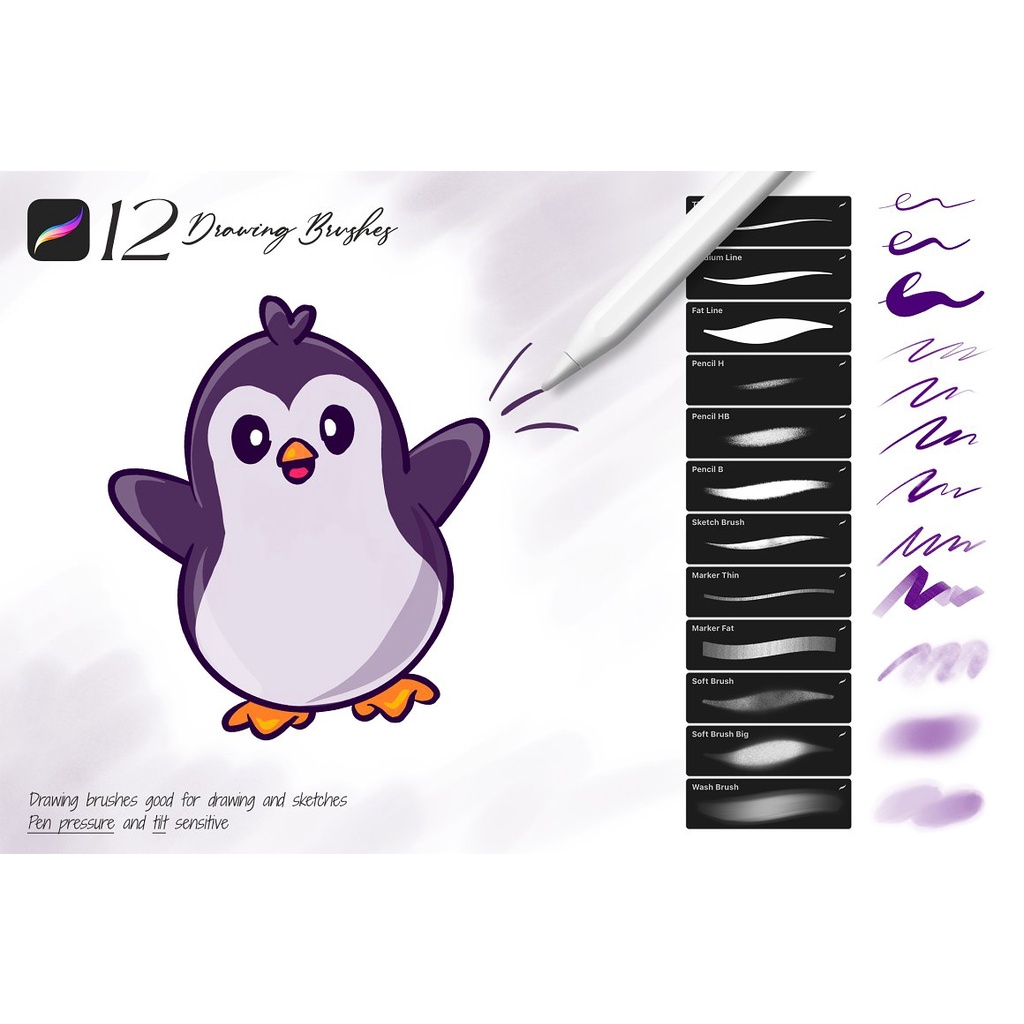 Jual Procreate Brush - Drawing Procreate Brushes | Shopee Indonesia