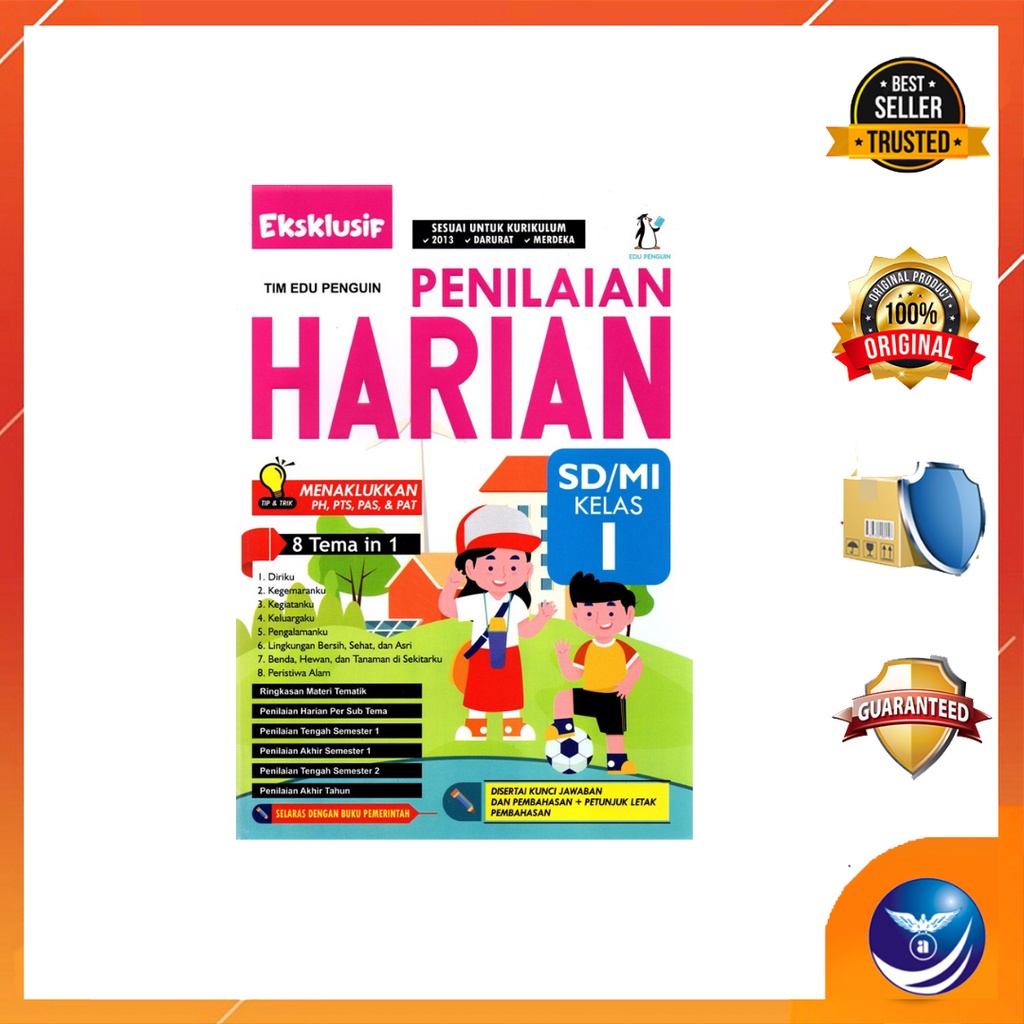 Jual Buku Eksklusif Penilaian Harian Sd Mi Kls 1 Shopee Indonesia