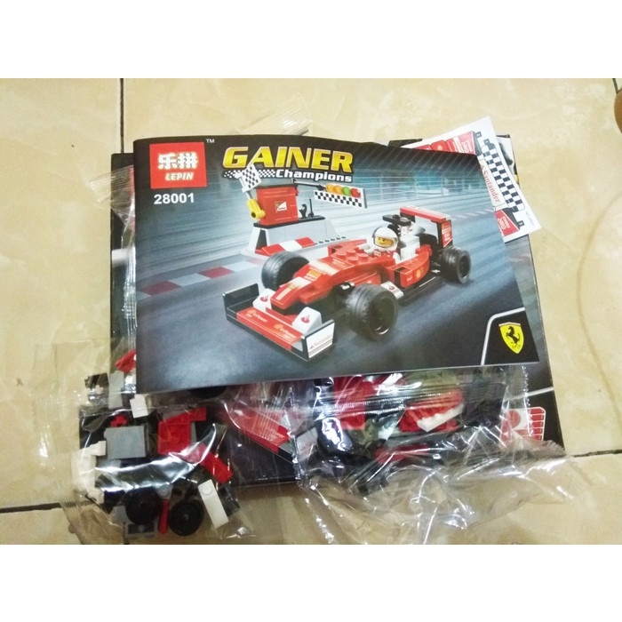 Jual Lego brick lepin mobil balap f1 formula one race | Shopee Indonesia