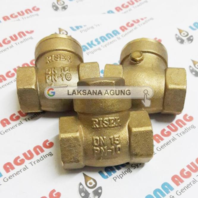 Jual Swing Check Valve Klep Tabok Kuningan Riser Shopee Indonesia