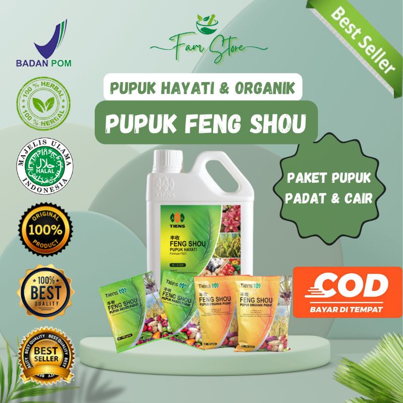 Jual Pupuk Hayati Organik Pupuk Feng Shou Herbal Original Dan