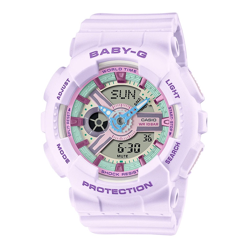 Jual Jam Tangan Wanita Casio Baby-G BA-110XPM-6ADR Digital Analog Dial ...