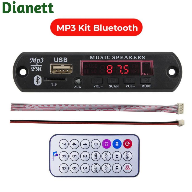 Jual Modul MP3 FM Radio Kit Bluetooth 5.0 Stereo | Shopee Indonesia