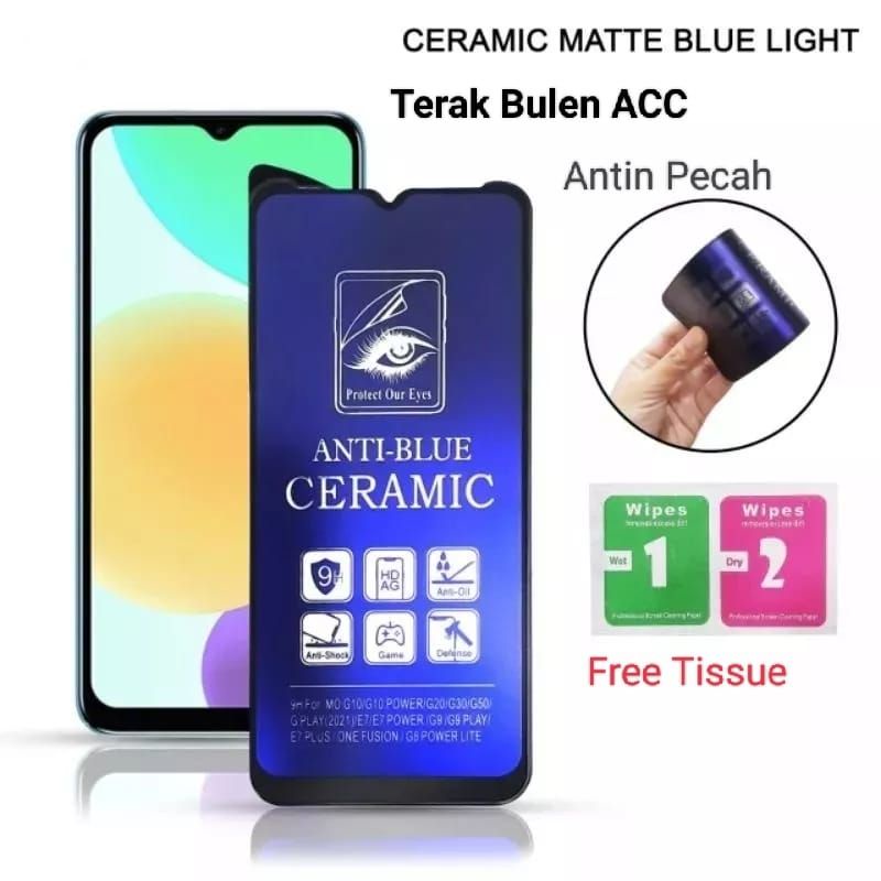 Jual Tempered Glass VIVO Y81 Blue Light Ceramic Matte Pelindung