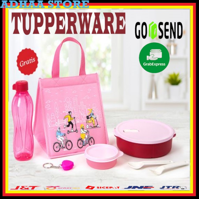 Jual TEMPAT MAKAN SET TUPPERWARE BUAT ANAK SEKOLAH TERBARU!!! | Shopee ...