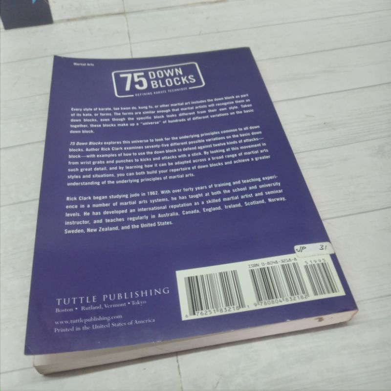 Jual BUKU 75 Down Blocks Refining Karate Technique | Shopee Indonesia