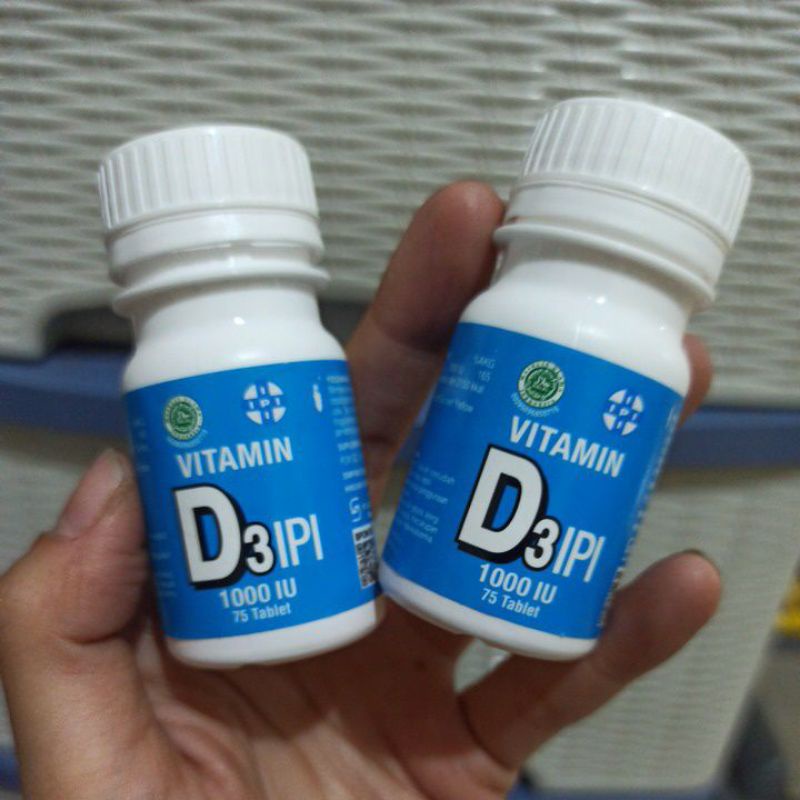 Jual Vitamin D3 D 3 ipi 1000iu 1000 iu 75 tablet Shopee Indonesia