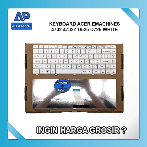 Jual Keyboard Acer Emachines 4732 D725 D525 White | Shopee Indonesia