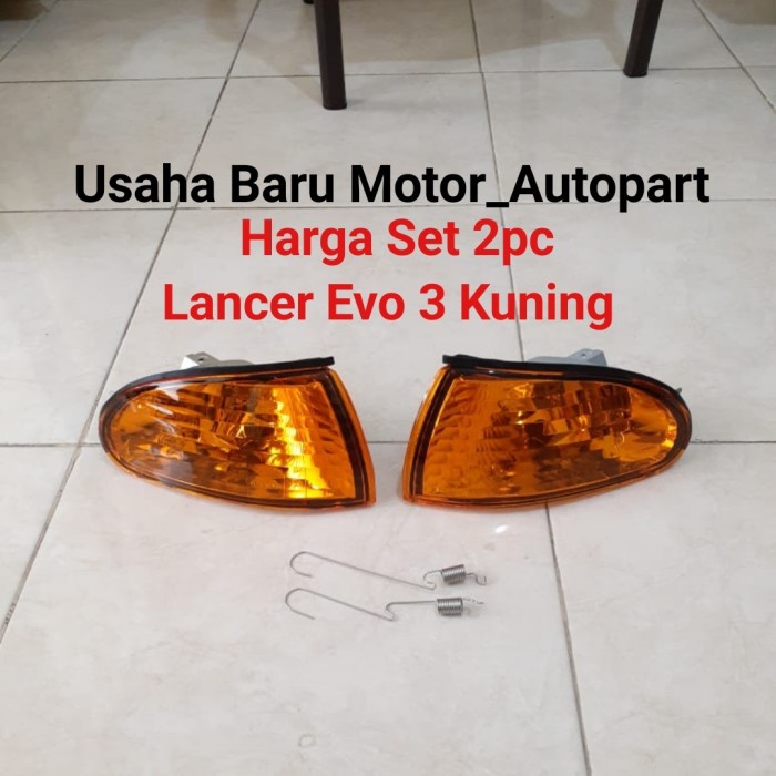 Jual Lampu Sen Sein Depan Corner Lamp Kuning Pc Mitsubishi Lancer Evo