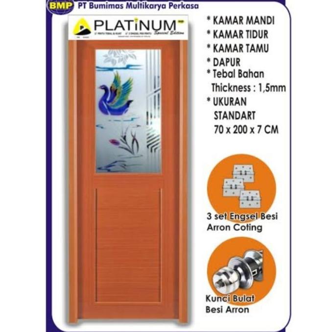 Jual Pintu Pvc Kamar Mandi Tidur Platinum Special Edition Motif Kayu ...