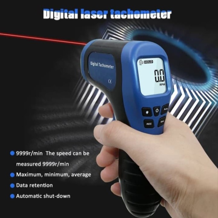 Jual Alat Ukur Digital Tachometer Laser Speed Tester | Shopee Indonesia