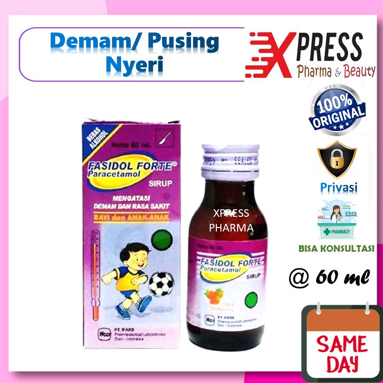 Jual XPRESS ! Fasidol Ungu SYRUP 60 ml Obat Demam Nyeri Pusing ...
