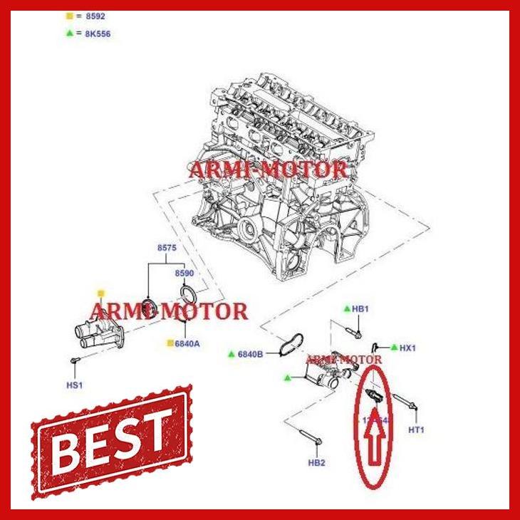 Jual [AMO] ECT SENSOR FORD FIESTA ALL TYPE ORIGINAL ( ENGINE COOLANT