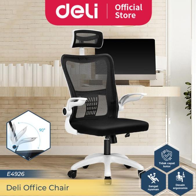 Jual Deli Office Chair Kursi Kantor Ketinggian Bisa Diatur E E Shopee Indonesia