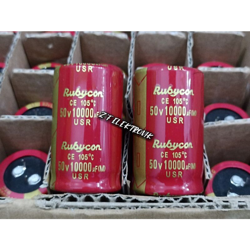 Jual ELCO ROBYCON RED 10000UF 50VOL ROBYCON RED USR 10000UF 50VOL. 1PCS ...
