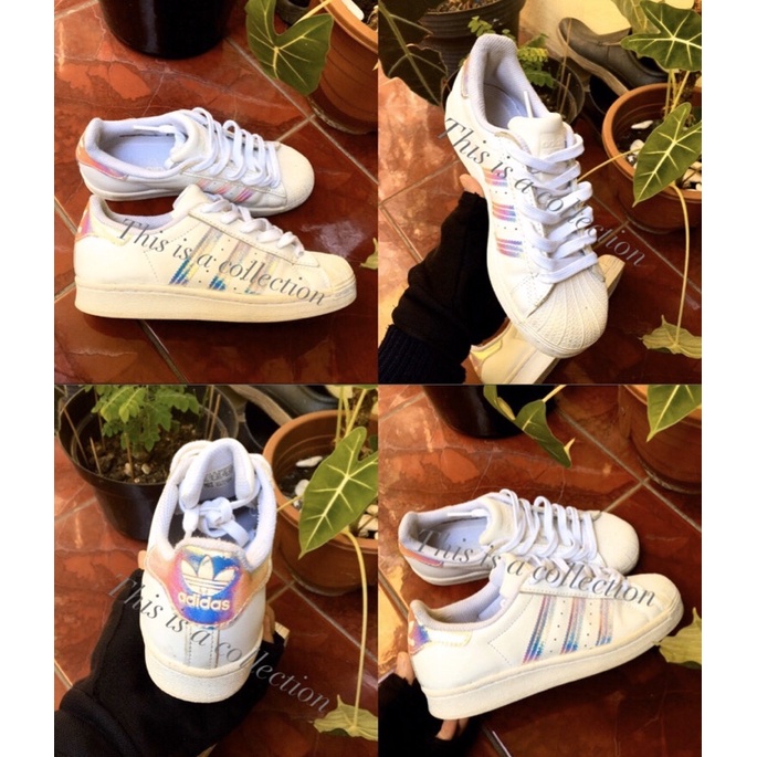 Jual Adidas Superstar Hologram Kondisi masih baik sesuai difoto Shopee Indonesia