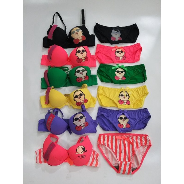 Jual Bra set busa sedang kawat kait 2 cup A bh dan celana dalam gambar ...