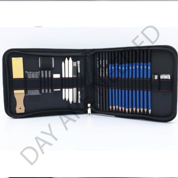 Jual sketching set drawing kit tools pensil gambar sketsa art manga 36 ...