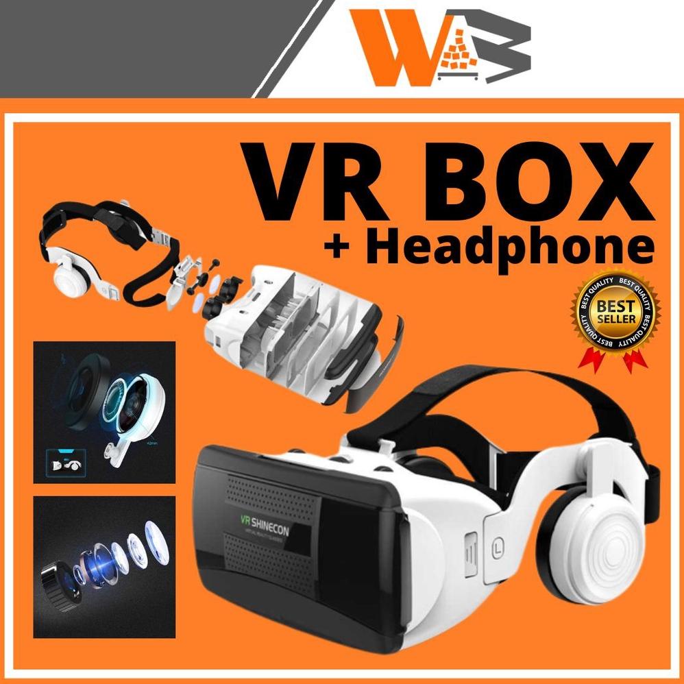 Jual VR Box Kacamata VR Virtual Reality Box Headset G06EB Kaca Mata