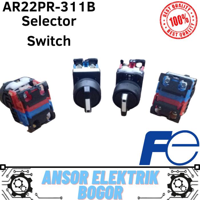 Jual Ar22Pr-311B Fuji Selector Switch 3 Posisi Ar22 Pr 311B Dia 22Mm ...