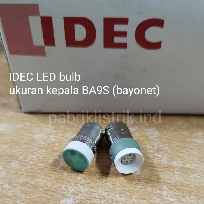 Jual Led bulb bohlam LSED M3 M3G 2G 24V 220V Idec original BA9s bayonet ...