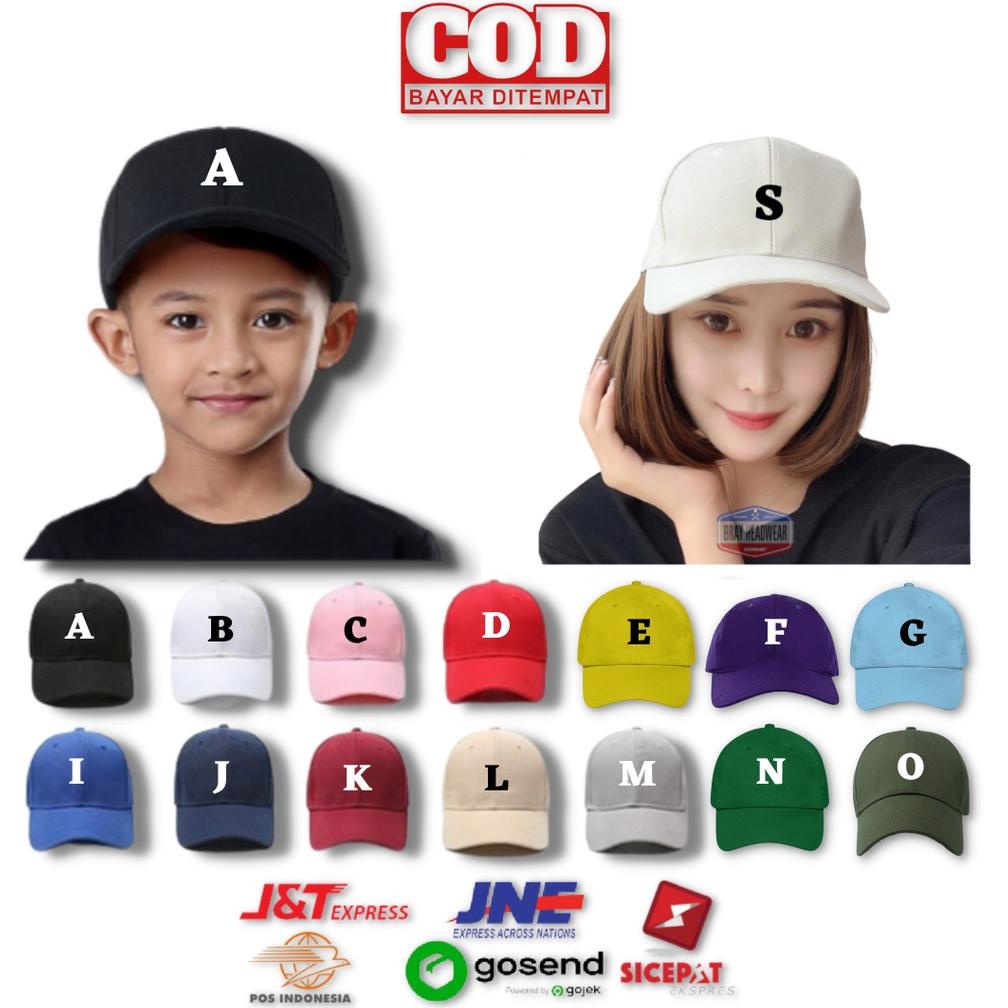 Jual Sale Topi Baseball Dewasa Dan Anak Umur 2-10 Tahun Inisial Huruf A ...