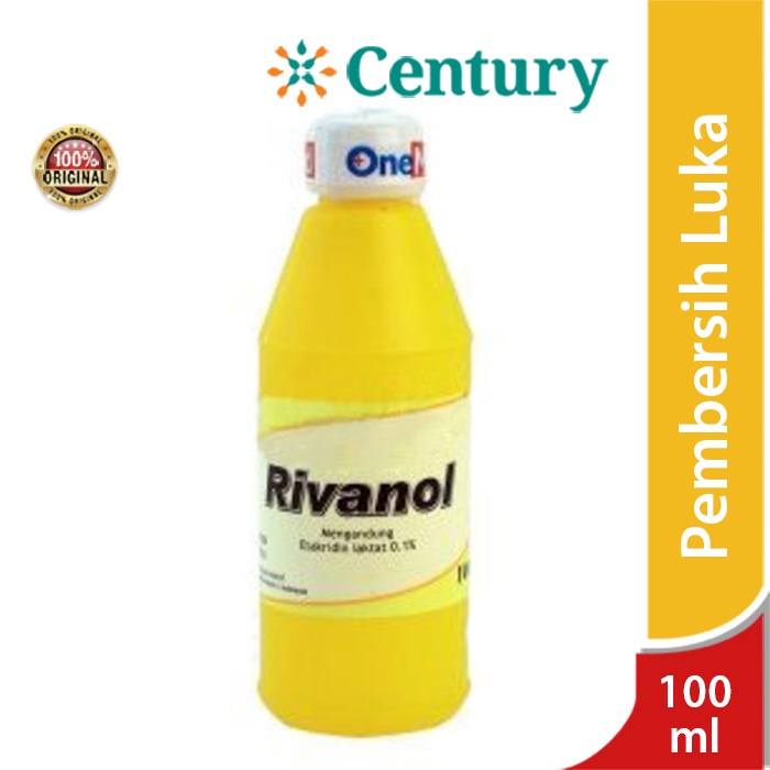 Jual RIVANOL ONE MED 100(BARU)/KOMPRES LUKA/ANTISEPTIK LUKA/PEMBERSIH ...
