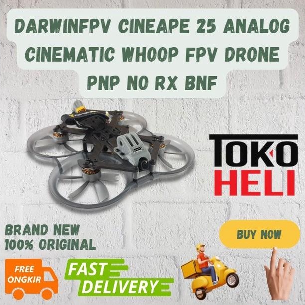 Jual Aksdrone Darwinfpv Cineape 25 Analog Cinematic Whoop Fpv Drone Pnp ...