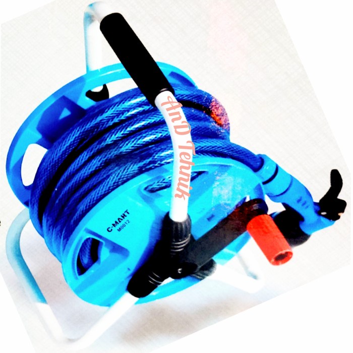 Jual Portable Hose Reel Set / Semprotan Air Taman + Selang 15 Meter