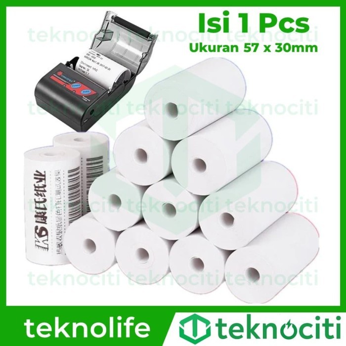 Jual Kertas Struk Termal Edc Pos Kasir Thermal Paper Roll X X Shopee Indonesia