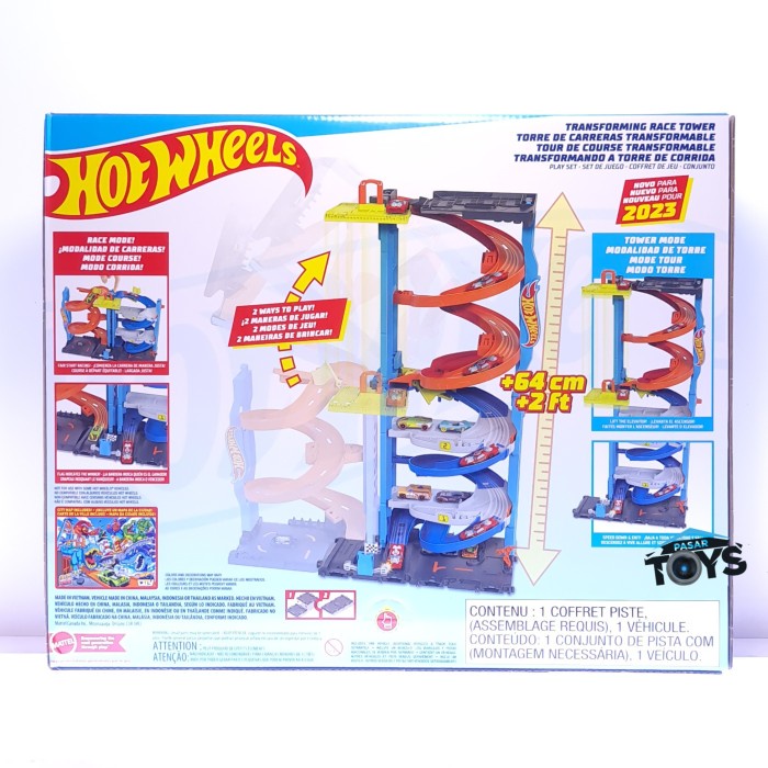 Jual MUST HAVE!! HOT WHEELS CITY TRANSFORMING RACE TOWER PLAYSET