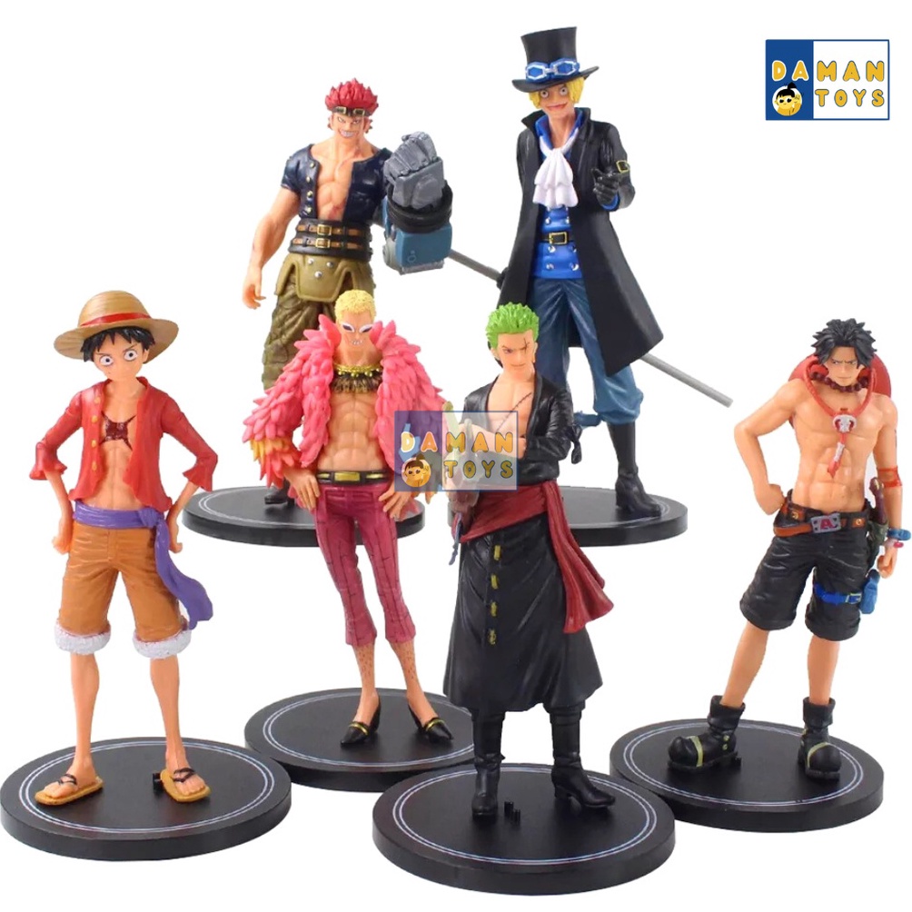 LIUSHUI One Piece Anime Heroes Figure Zoro PVC Indonesia