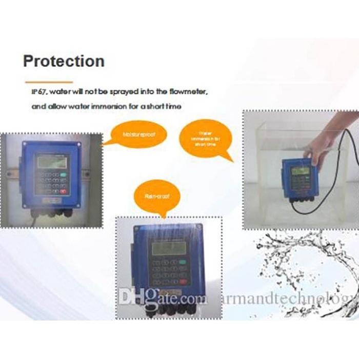 Jual Flow Meter Tuf2000B Ultrasonic Liquid Tester Flowmeter Tuf-2000B ...