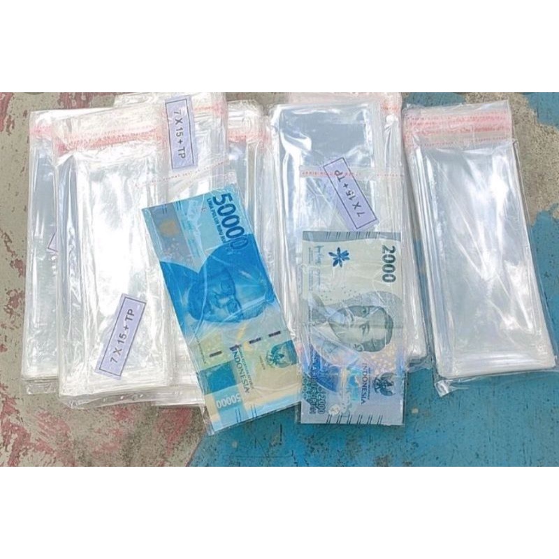 Jual Plastik Opp 7x15 Isi 100 Lembar Plastik Uang Shopee Indonesia 7336