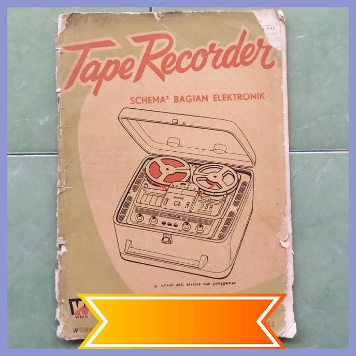Jual BUKU SKEMA TAPE RECORDER JADUL LAWAS LANGKA ANTIK GRUNDIG [TMR