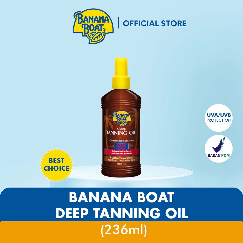 Jual Banana Boat Sunblock Deep Tanning Oil SPF 2 236 mL Shopee Indonesia